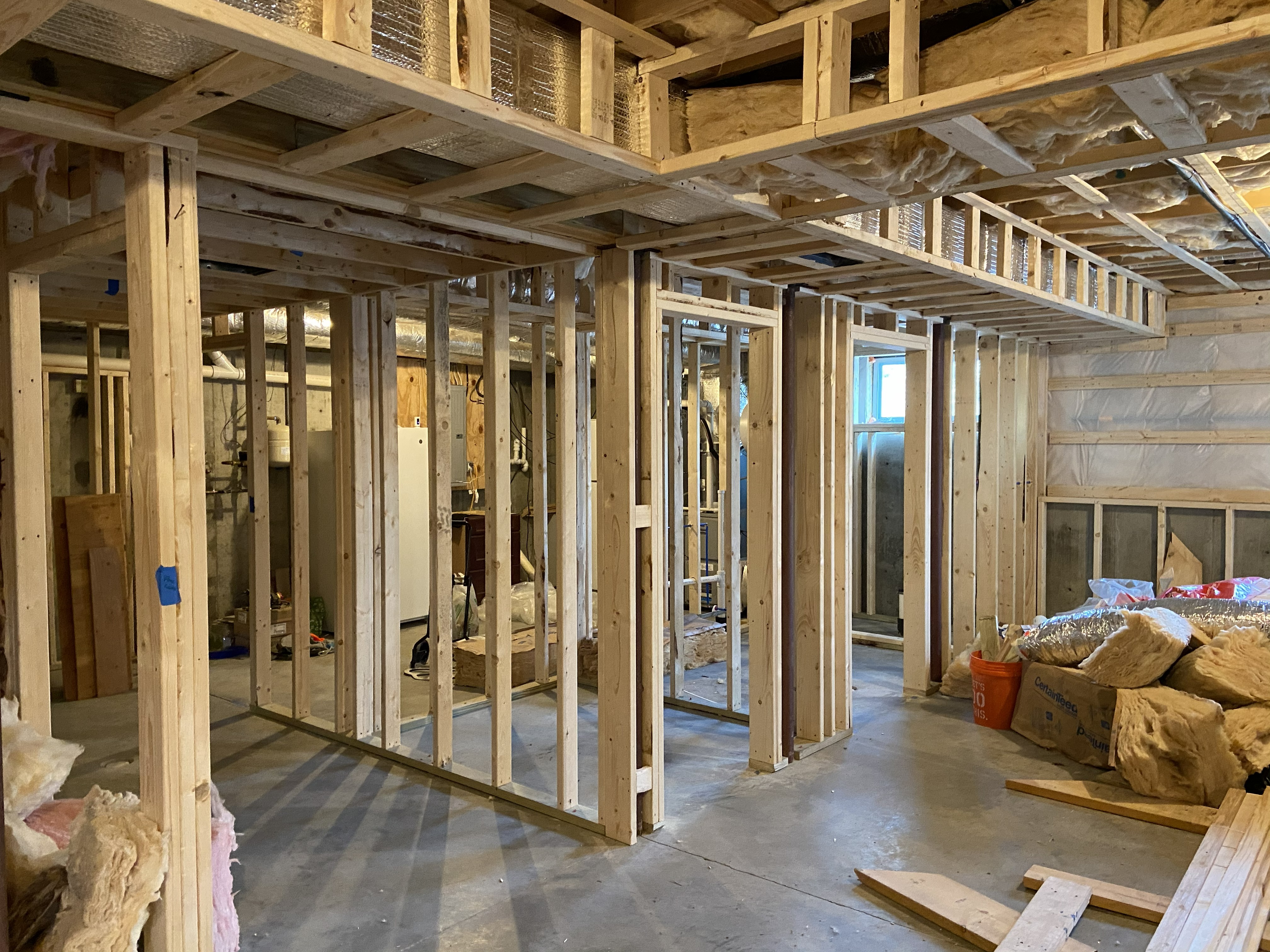 Finished basement after photo angle 5 in Salem NH